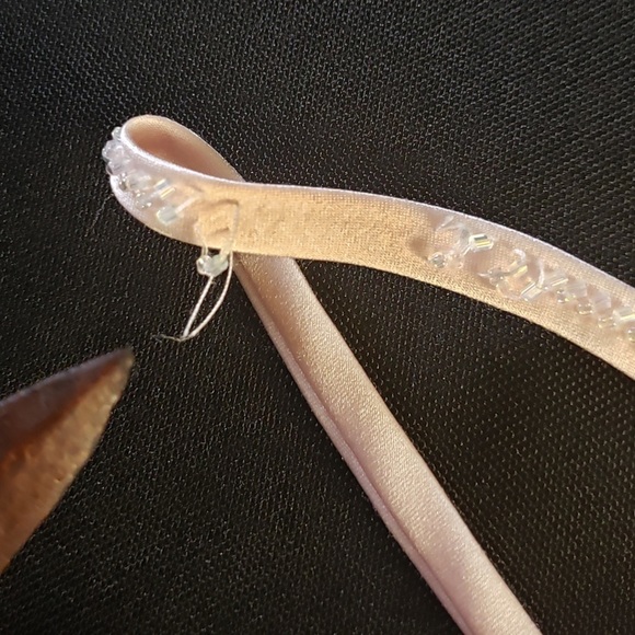 Alfred Angelo Cropped Pink Spaghetti Strap Tank Top - Picture 5 of 6